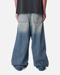 MNML Rave Washed Jeans Medium Blue