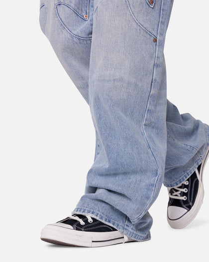 MNML Bootcut Iron Cross Jeans Blue