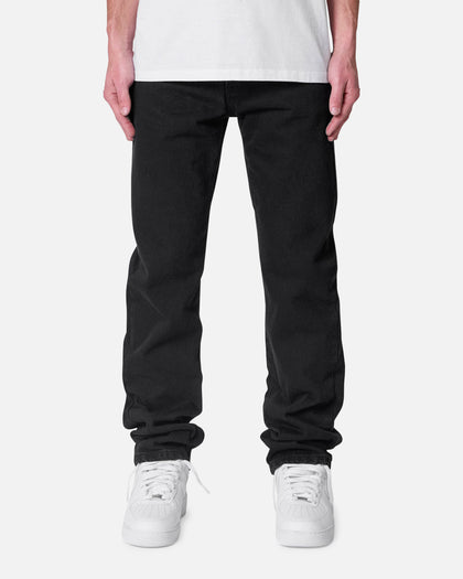 MNML Straight Raw Jeans Rinsed Black