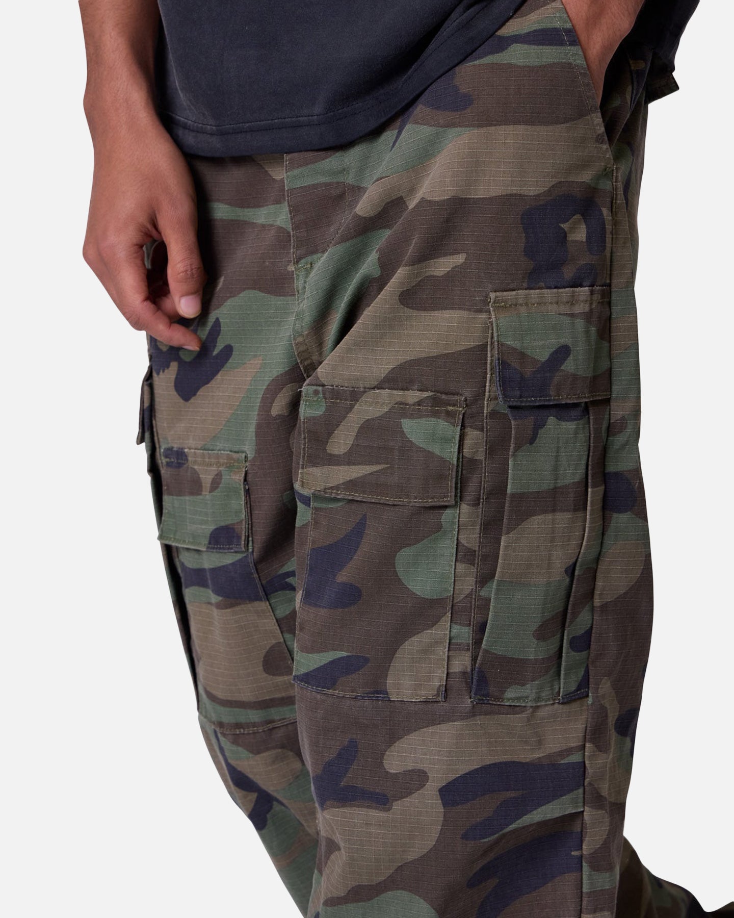 MNML Ultra Baggy Cargo Pants Camo | Culture Kings US