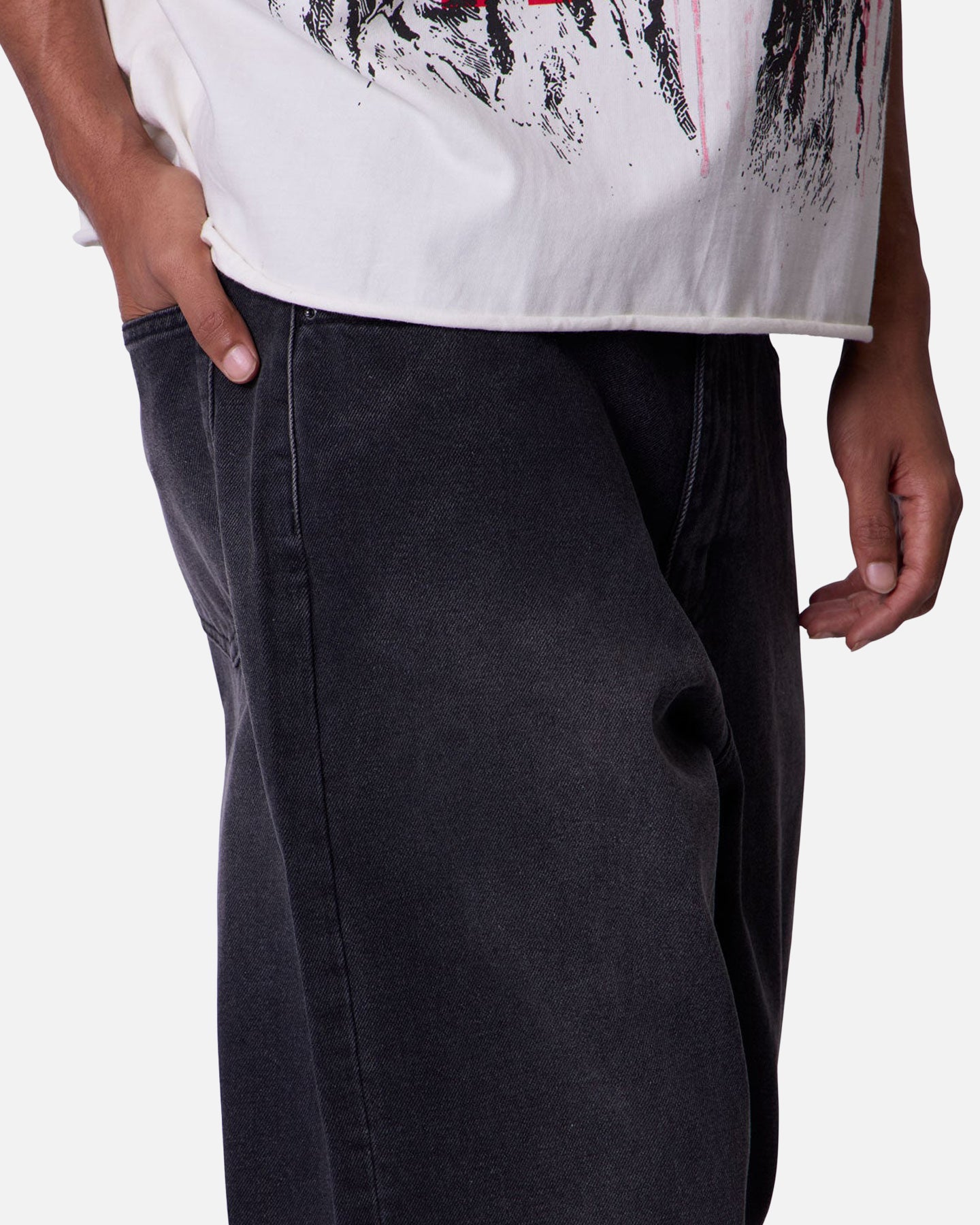 MNML Ultra Baggy Jeans Vintage Black | Culture Kings US