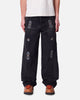 MNML Ultra Baggy Western Jewel Jeans Washed Black