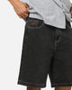 X-Large 91 Star Bull Denim Shorts Washed Black