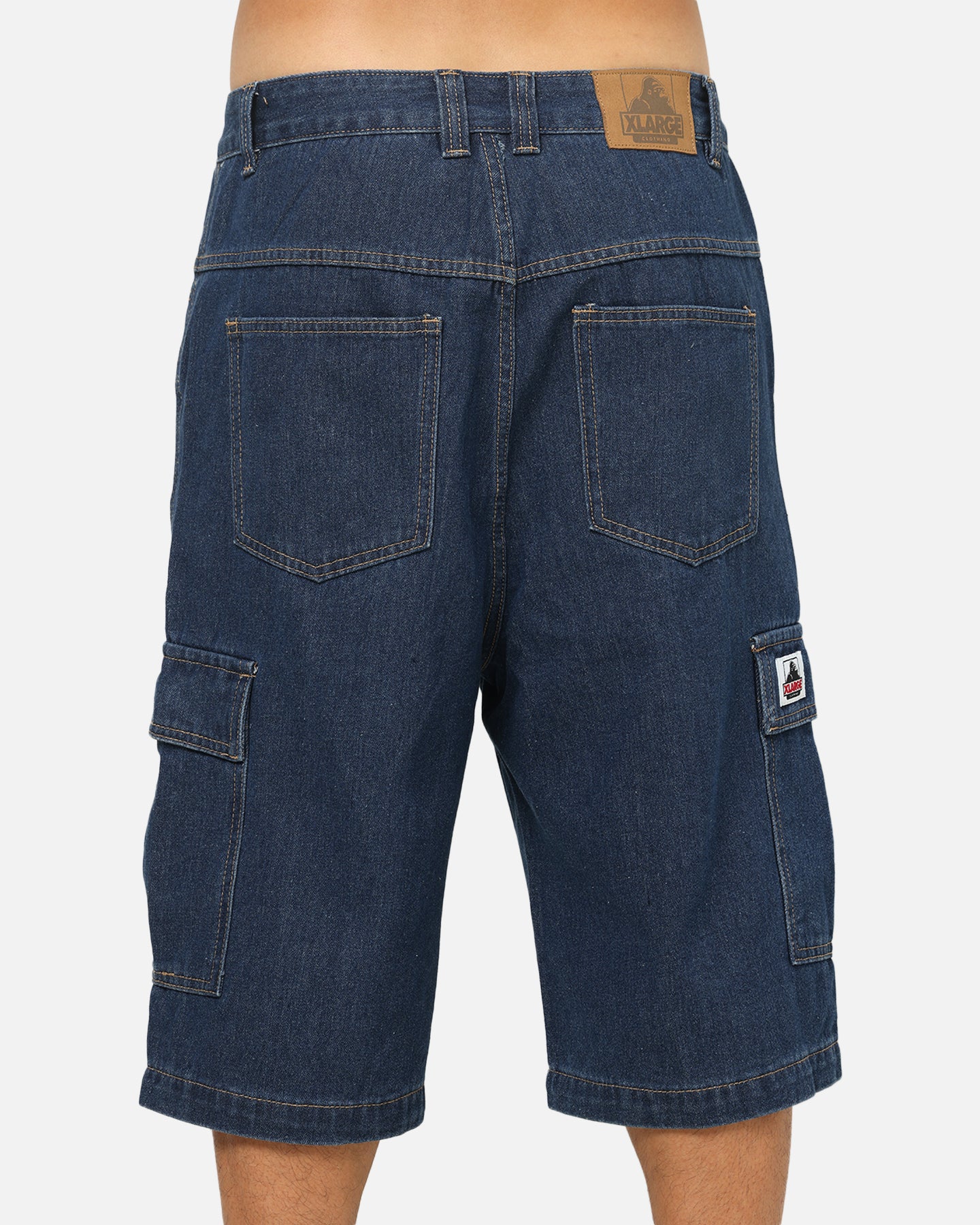 X-Large Baggy Cargo Denim 91 Shorts Dark Indigo | Culture Kings US