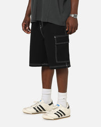 X-Large Italic Work Cargo Shorts Black