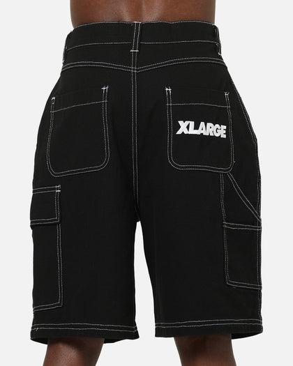 X-Large Italic Work Cargo Shorts Black