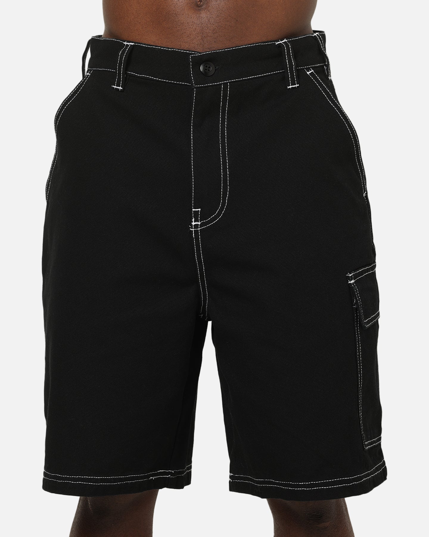 X-Large Italic Work Cargo Shorts Black | Culture Kings US