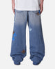 MNML Ultra Baggy Fleur Patch Jeans Blue