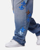 MNML Ultra Baggy Fleur Patch Jeans Blue