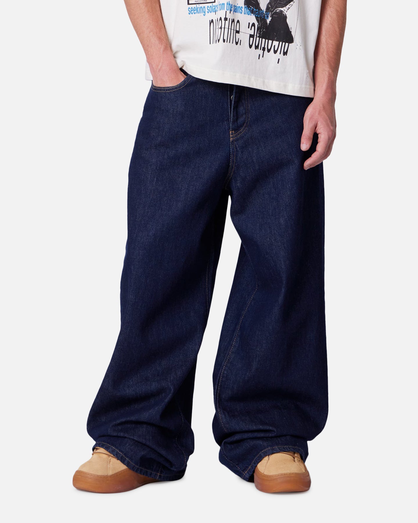 MNML Rave Raw Jeans Rinse Indigo | Culture Kings US