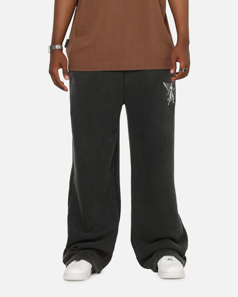 Saint Morta Archangel Sweatpants Black/Off White | Culture Kings US