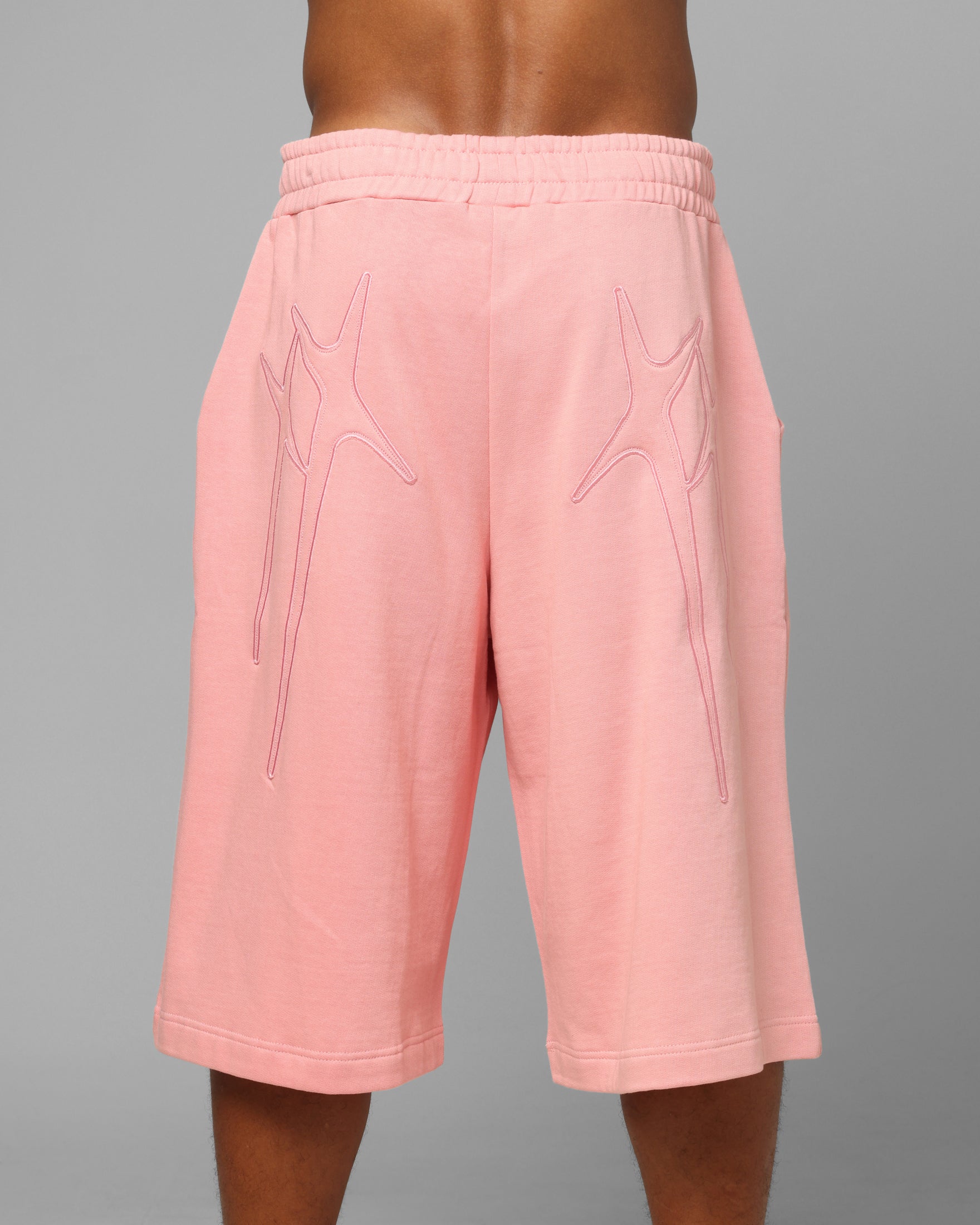 Loiter Destruct Sweat Shorts Pink | Culture Kings US