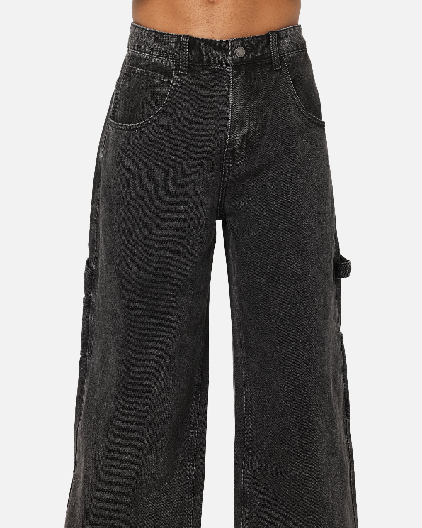 Carre Baggy Carpenter Jeans Black | Culture Kings US