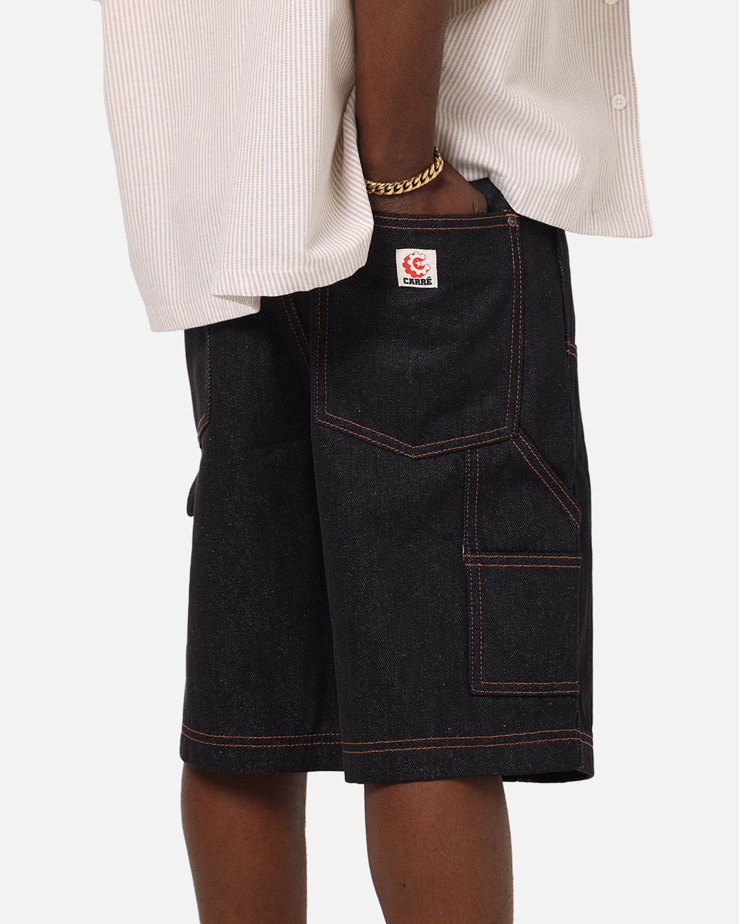 Carre Work Jorts Dark Washed Indigo | Culture Kings US