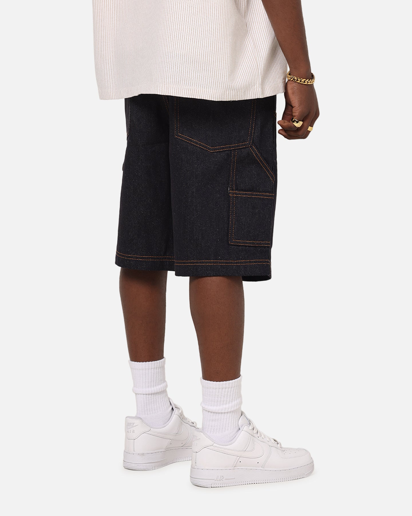 Carre Work Jorts Dark Washed Indigo | Culture Kings US
