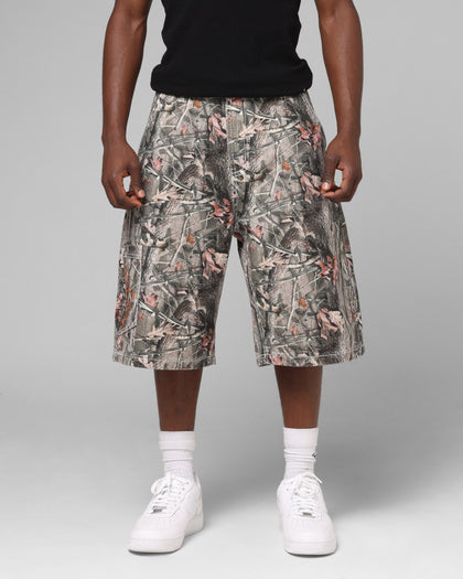 Loiter Biker Jorts Real Tree Camo