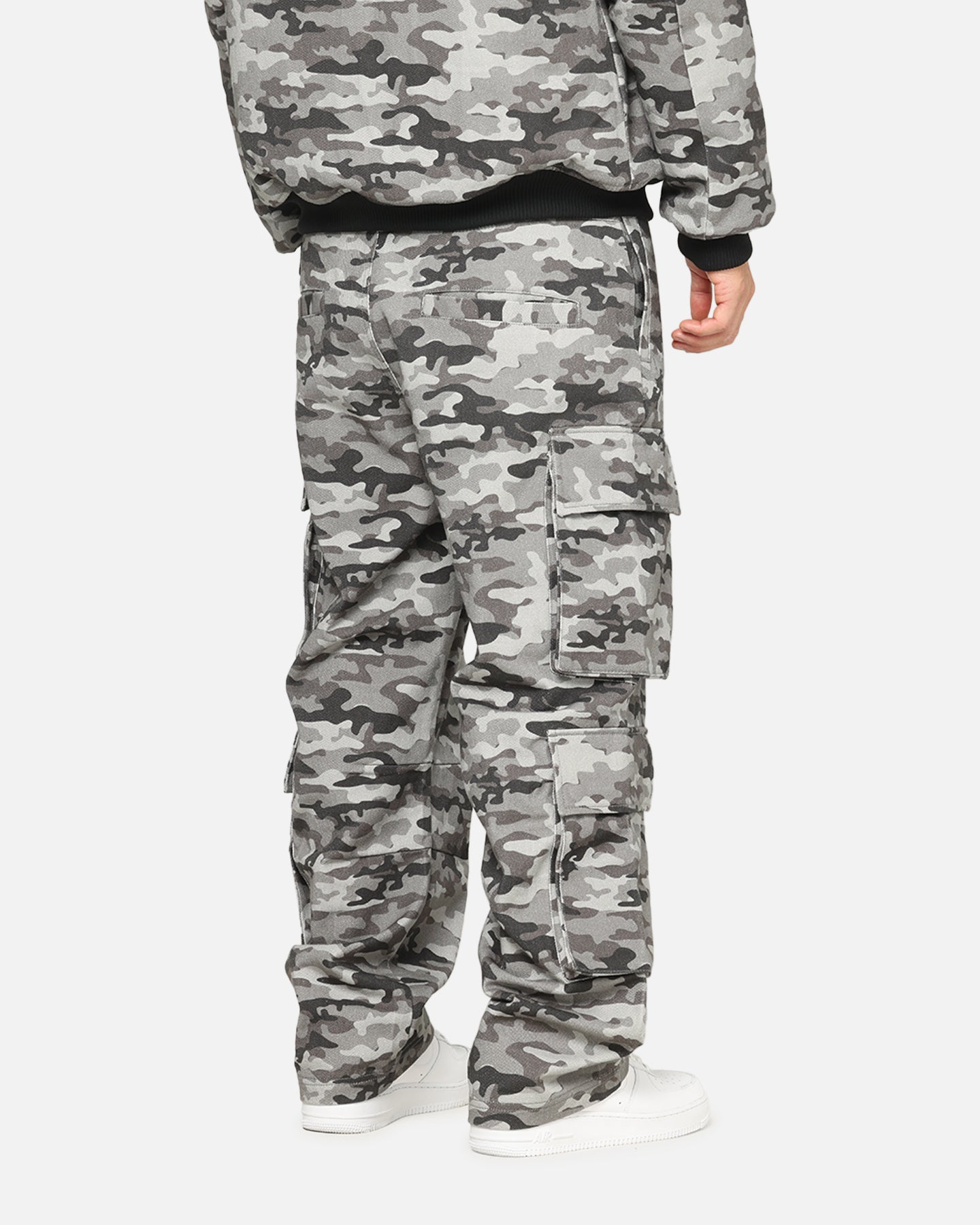 Carre Camo Baggy Pants Black Camo | Culture Kings US
