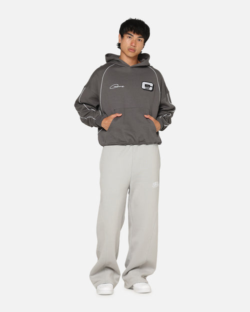 Carre Off Grid Panelled Trackpants Light Grey