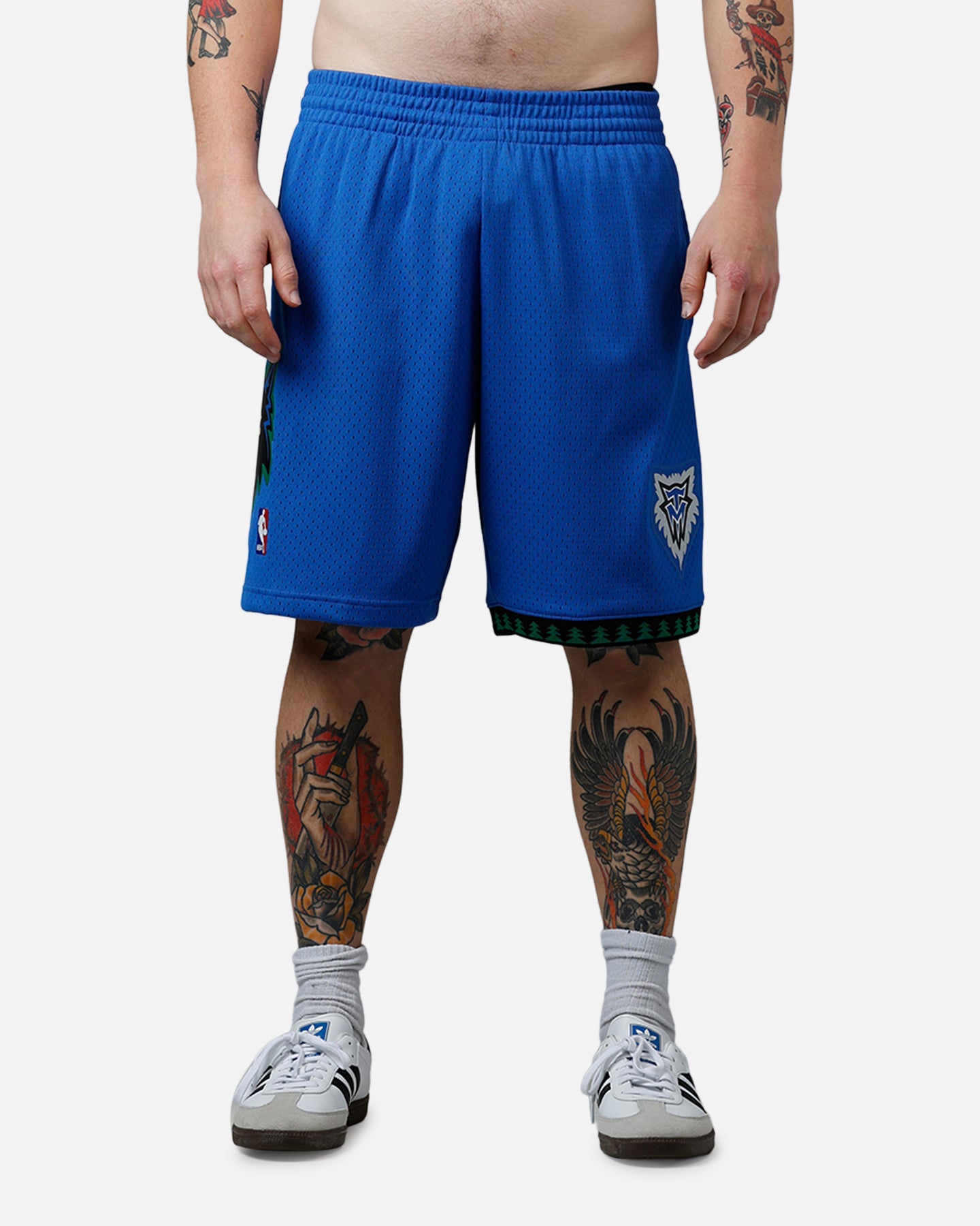 ウェア mitchell&ness shorts Mitchell & Ness Minnesota Timberwolves 03' Swingman Shorts Blue