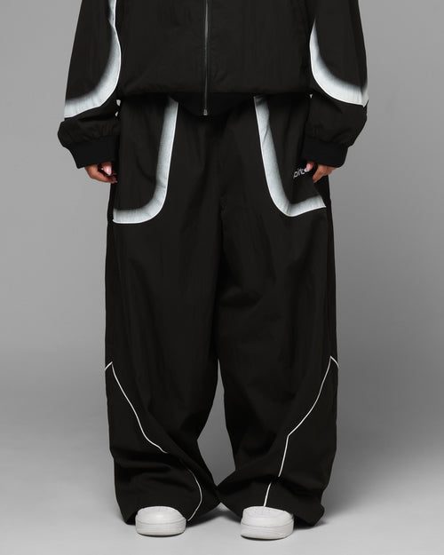 Loiter Spray Day Trackpants Black