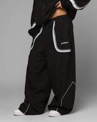 Loiter Spray Day Trackpants Black