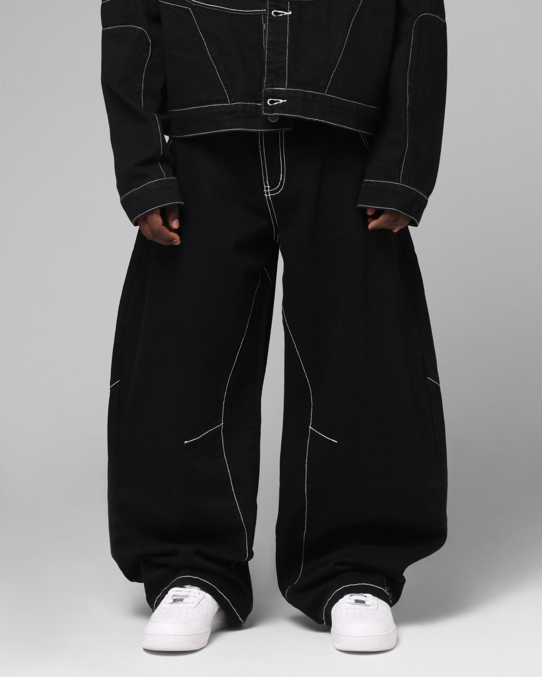 Loiter Biker Raver Jeans Black | Culture Kings US