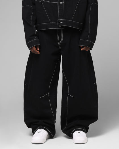 Loiter Biker Raver Jeans Black