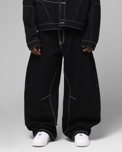 Loiter Biker Raver Jeans Black