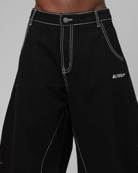Loiter Biker Raver Jeans Black
