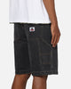 X-Large Carpenter Bull Denim 91 Shorts Washed Black