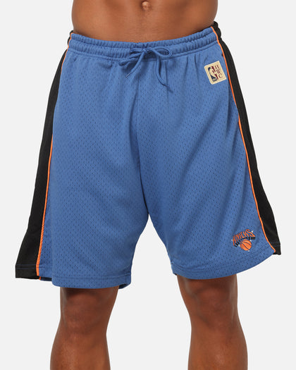 Mitchell & Ness New York Knicks Panel Shorts Blue Slate/Black