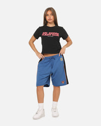 Mitchell & Ness New York Knicks Panel Shorts Blue Slate/Black