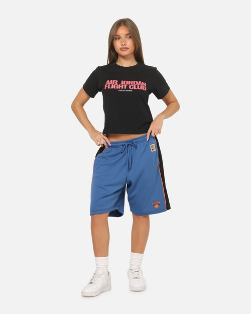 Mitchell & Ness New York Knicks Panel Shorts Blue Slate/Black