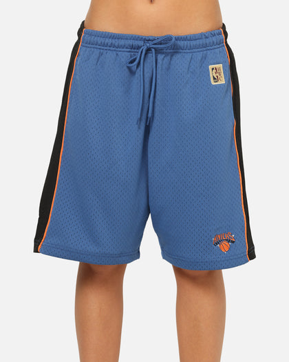 Mitchell & Ness New York Knicks Panel Shorts Blue Slate/Black