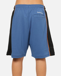 Mitchell & Ness New York Knicks Panel Shorts Blue Slate/Black
