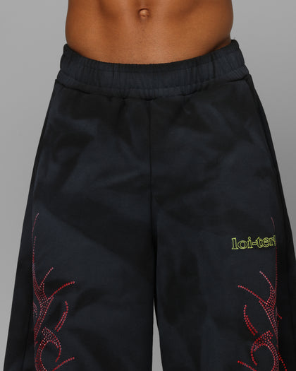 Loiter X Yu-gi-oh! Slifer Sky Dragon Sweatpants Black Wash - Size 2XL Loiter X Yu-gi-oh! Slifer Sky Dragon Sweatpants Black Wash - Size 2XL