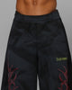 Loiter X Yu-Gi-Oh! Slifer Sky Dragon Sweatpants Black Wash
