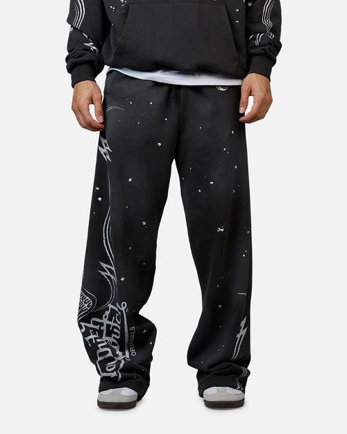 Von Dutch X Culture Kings CK Sweatpants Washed Black