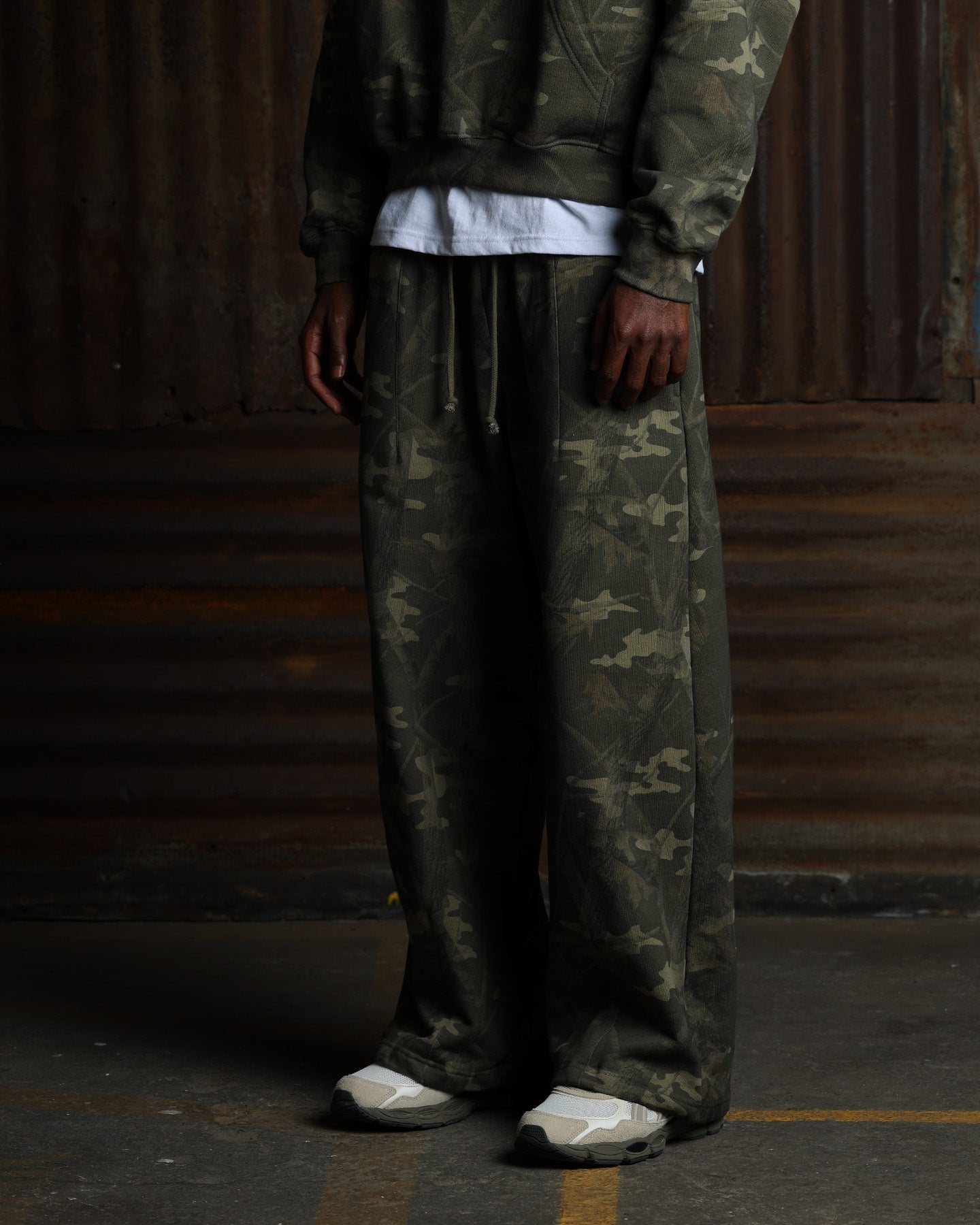 American Thrift Wide Leg Pants Camo | Culture Kings US