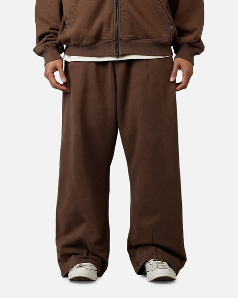 American Thrift Wide Leg Pants Washed Brown | Culture Kings US
