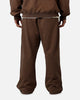 American Thrift Wide Leg Pants Washed Brown