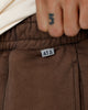 American Thrift Wide Leg Pants Washed Brown