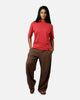 American Thrift Wide Leg Pants Washed Brown