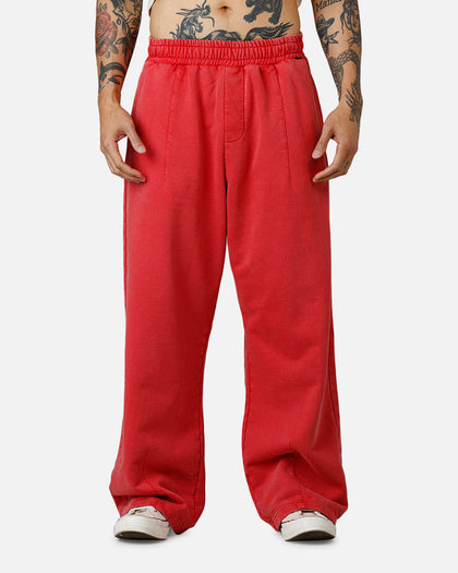American Thrift Wide Leg Pants Washed Red