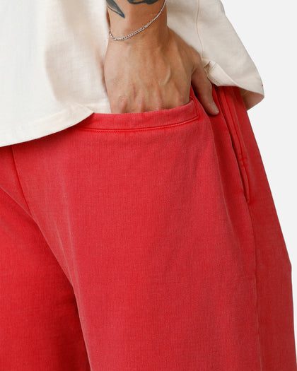 American Thrift Wide Leg Pants Washed Red