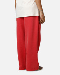American Thrift Wide Leg Pants Washed Red