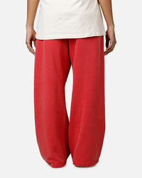 American Thrift Wide Leg Pants Washed Red
