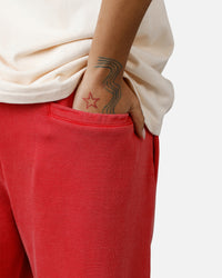 American Thrift Wide Leg Pants Washed Red