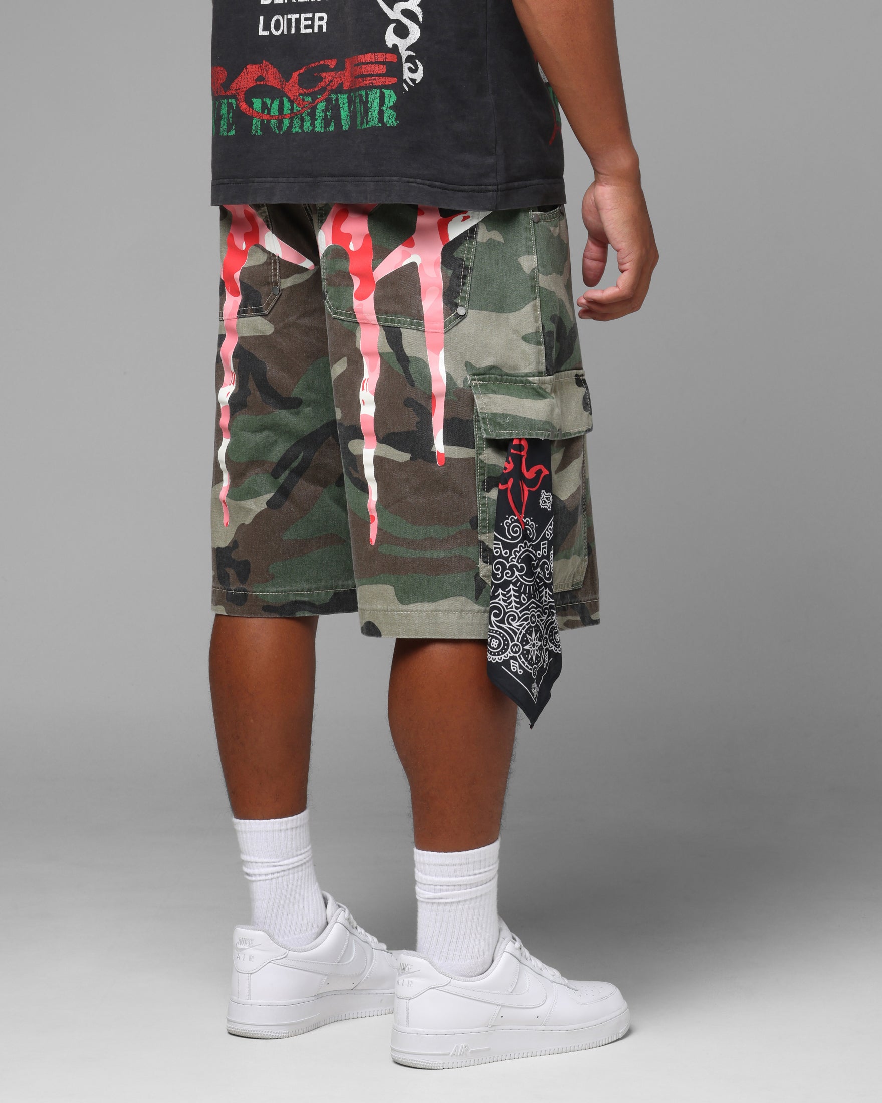 Loiter Star Born Cargo Shorts Camo | Culture Kings US