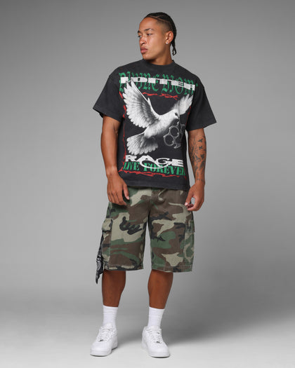 Loiter Star Born Cargo Shorts Camo